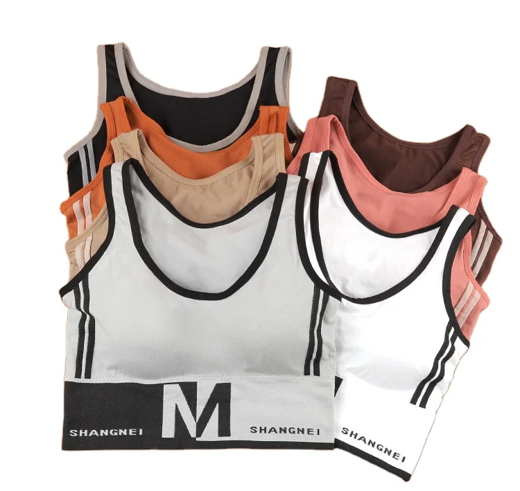 
2021 hot selling beauty back sports underwear breathable comfortable seamless shockproof gather stereotypes bra for women 