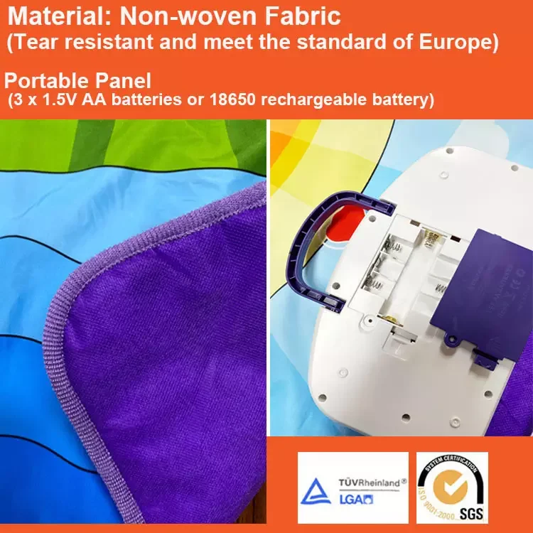 Children Islamic Prayer Rug Gift Set Electronic Interactive Sejadah Kids Educational Muslim Prayer Mat