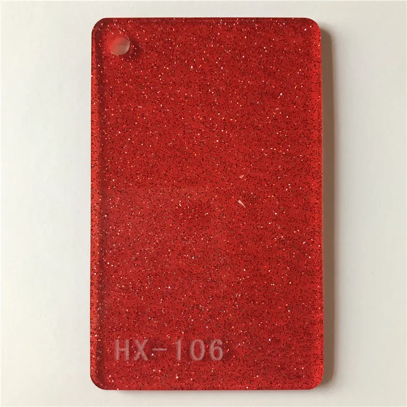 Wholesale flexible gold transparent 3mm glitter acrylic perspex sheet for indoor decoration
