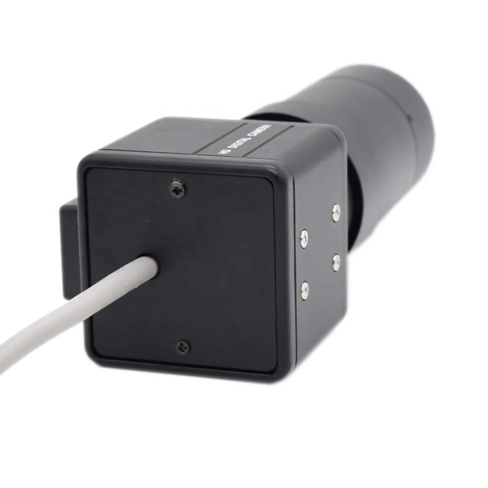 Fast Rate Global Shutter USB Box Camera Industrial Vision Camera black and white with 6-60mm Manual Zoom Varifocus CS Mount lens