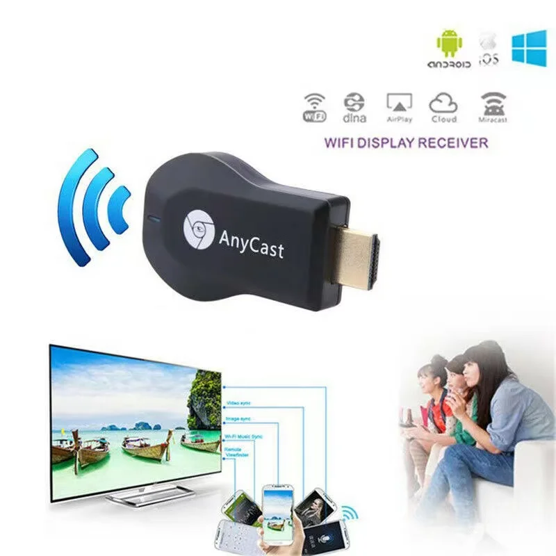 Anycast Easy Sharing WiFi Display Dongle Wireless Screen Mirroring Adapter Anycast M2 M4 M9 Plus G2