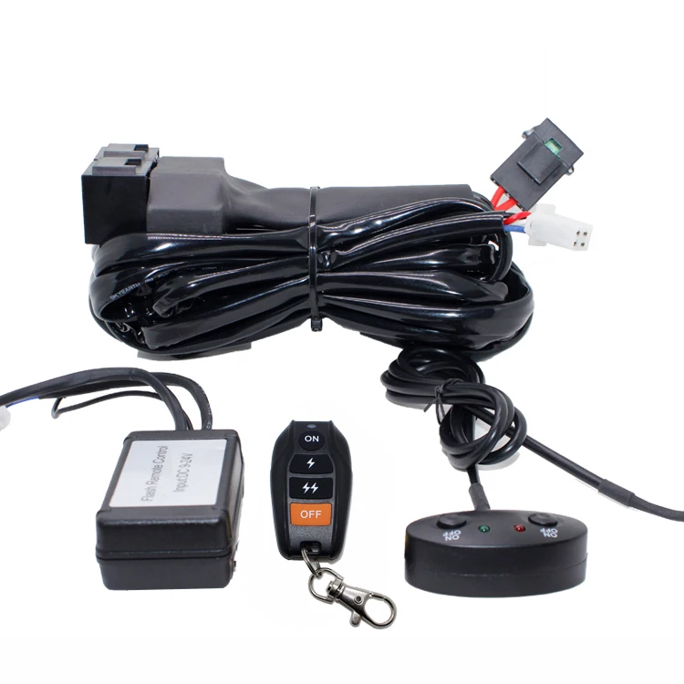 LED Light Bar,Fog Light Work Light 12V 24V Universal Harness Kit LED Light Bar Wiring Harness Kit with Switch,Relay and Fuse