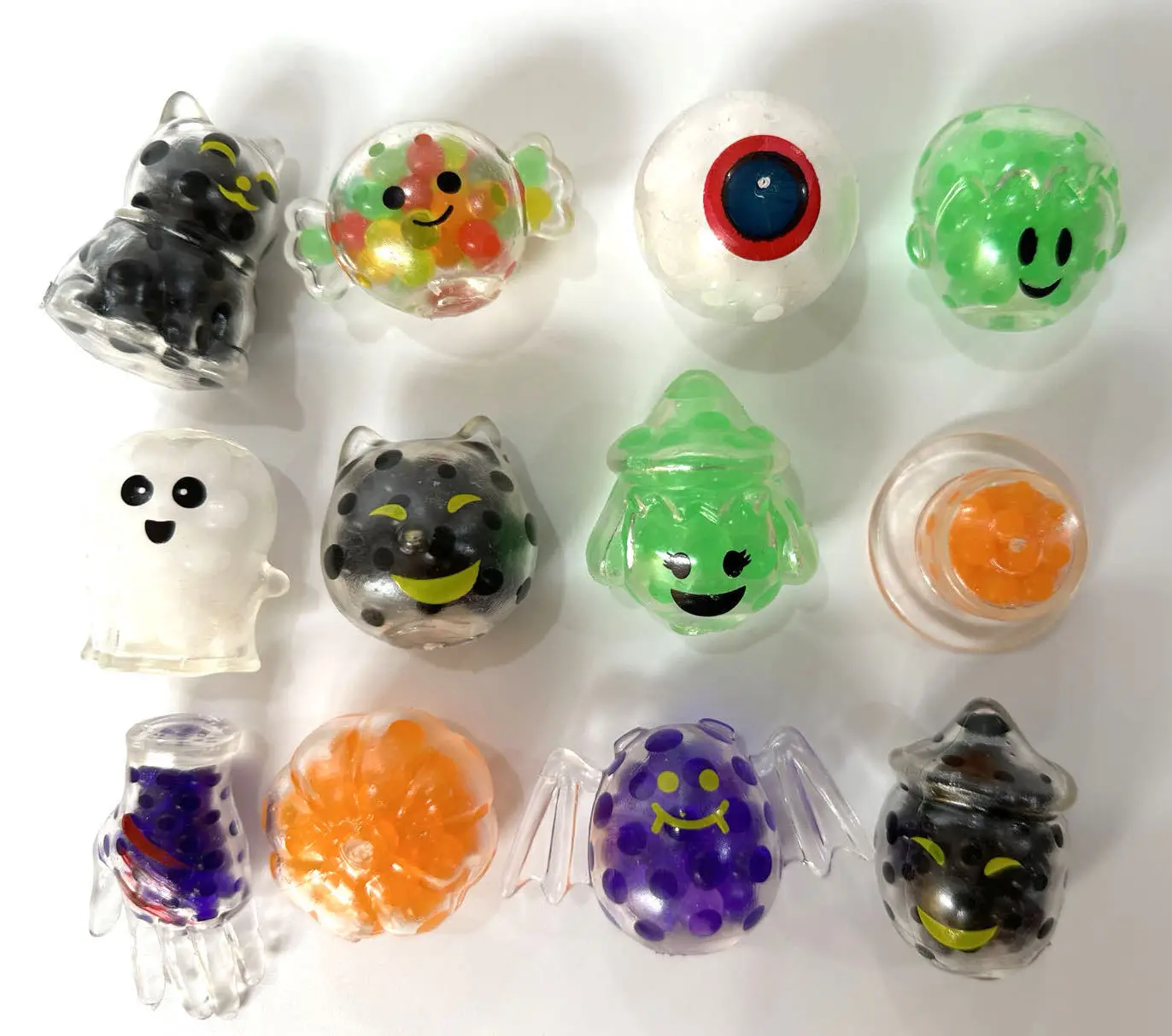 Halloween Hot Sale Custom Logo Wholesale TPR Slow Rising Rubber Mochi Squeeze Silicone Anti Stress Squishy Toys for Kids