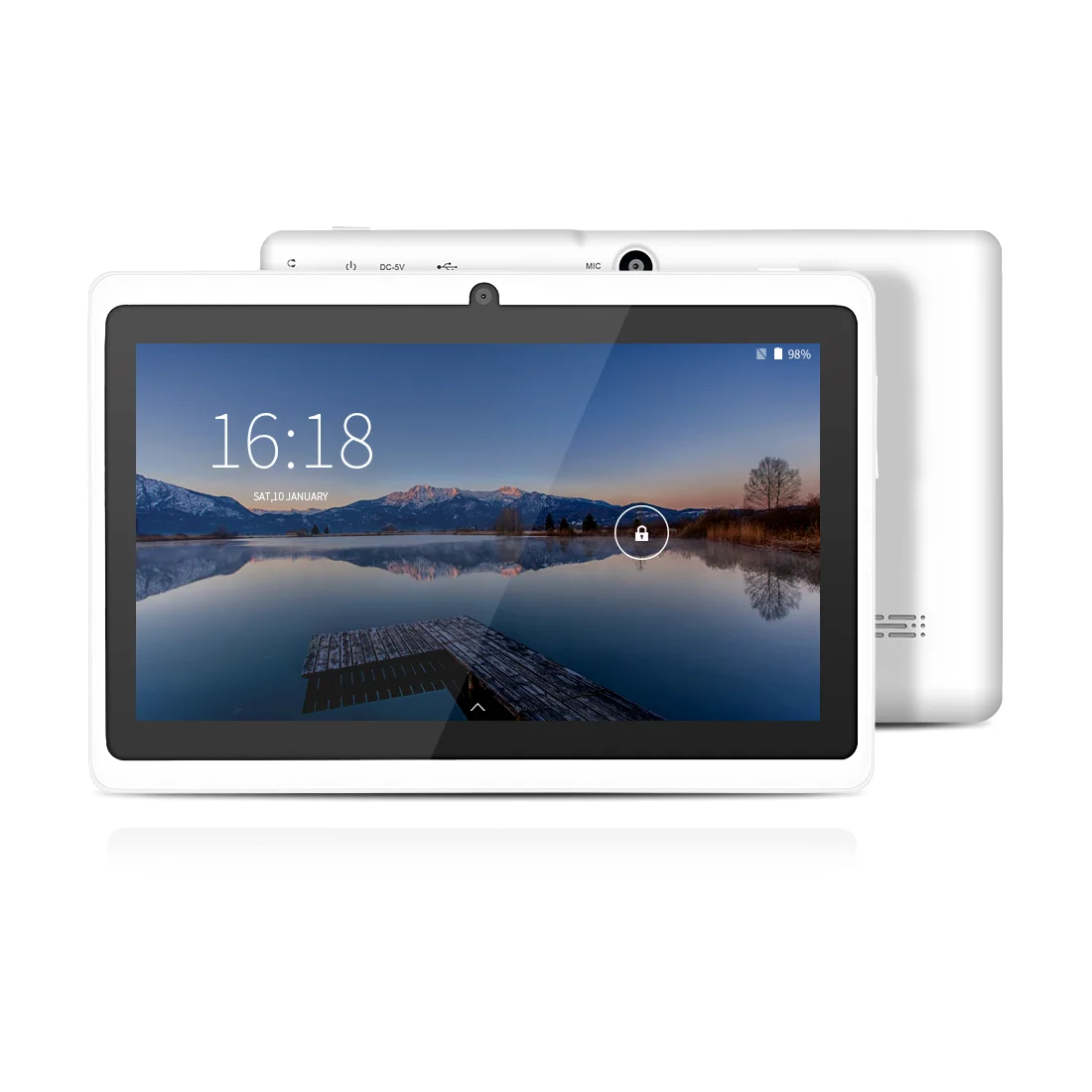 The latest model can be customized with 1GB RAM 16GB ROM quad-core HD display front and rear camera tablet PC
