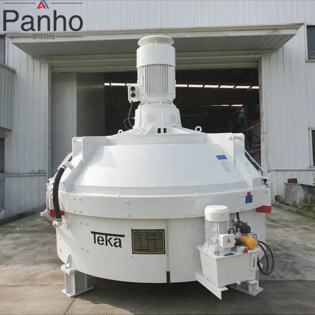0.5m3 Germany brand Teka planetary concrete mixer machine with lift for refractory material and UHPC
