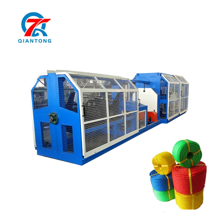 Manufacturer Plastic PP Polypropylene filament yarn extrusion baler rope twine making machine
