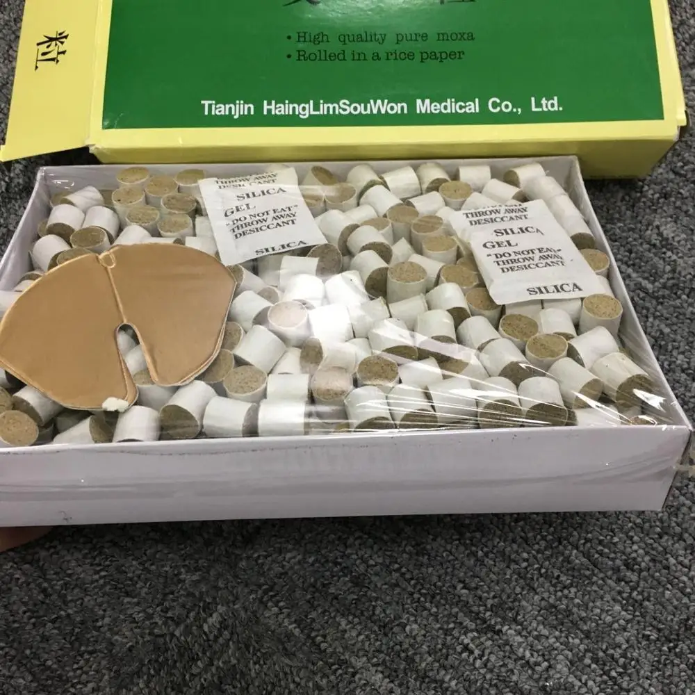 Chinese Traditional moxibustion Therapy Method Smokeless mini Moxa stick for Moxibustion