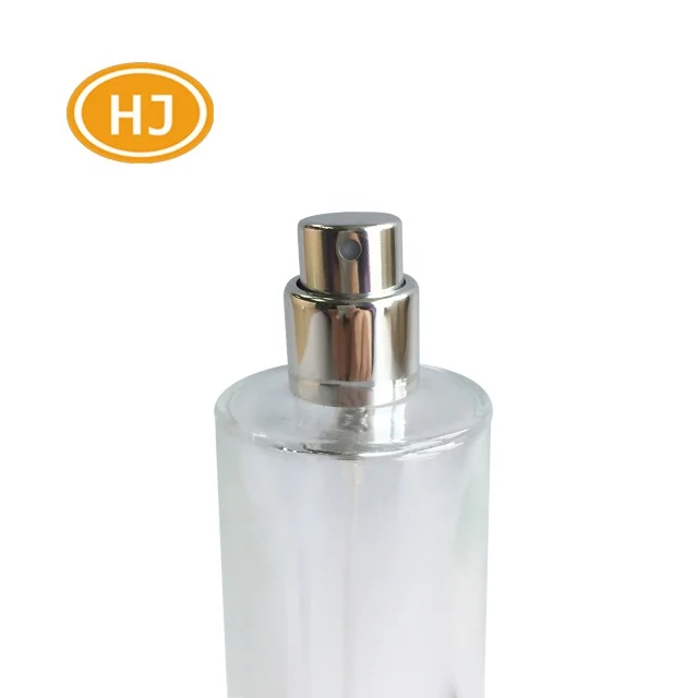 
30/35/50 ml Brand Name Customize China Supplier Empty Frost Round ClearGlass Perfume Spray Bottle Wholesale With Magnetic Cap 