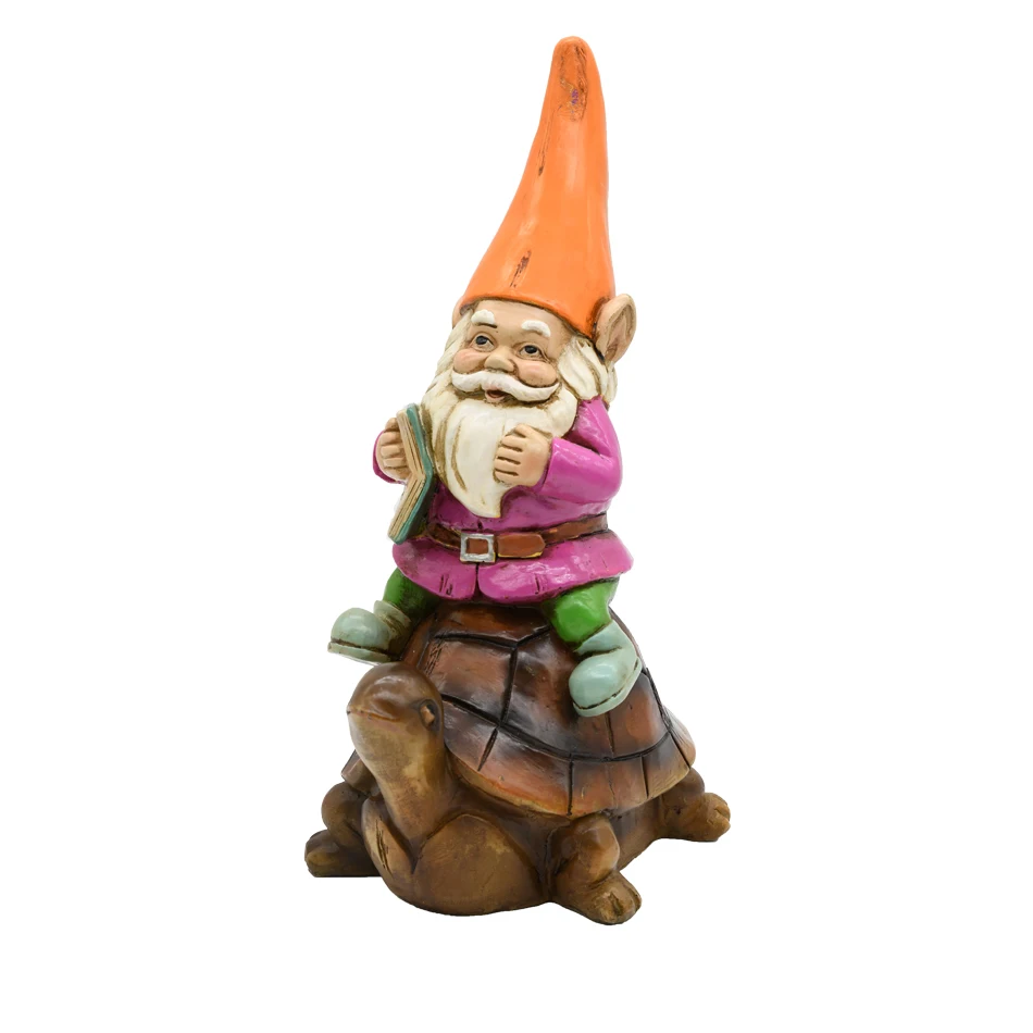 Individuality Garden Little Gnome Pervert Scarface Statue Garden Decor for Dwarf