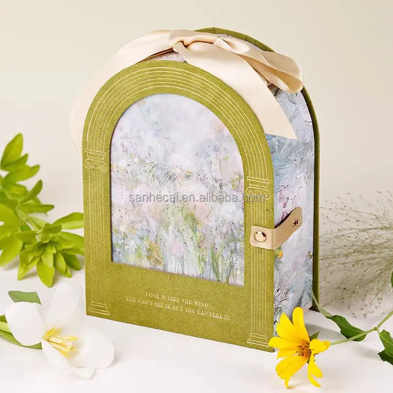 Dream Home Gifts Specialty Corrugated Wrapping Set Perfume Cosmetics Includes Ribbon Decoration Jewelry Wig Packaging Wedding
