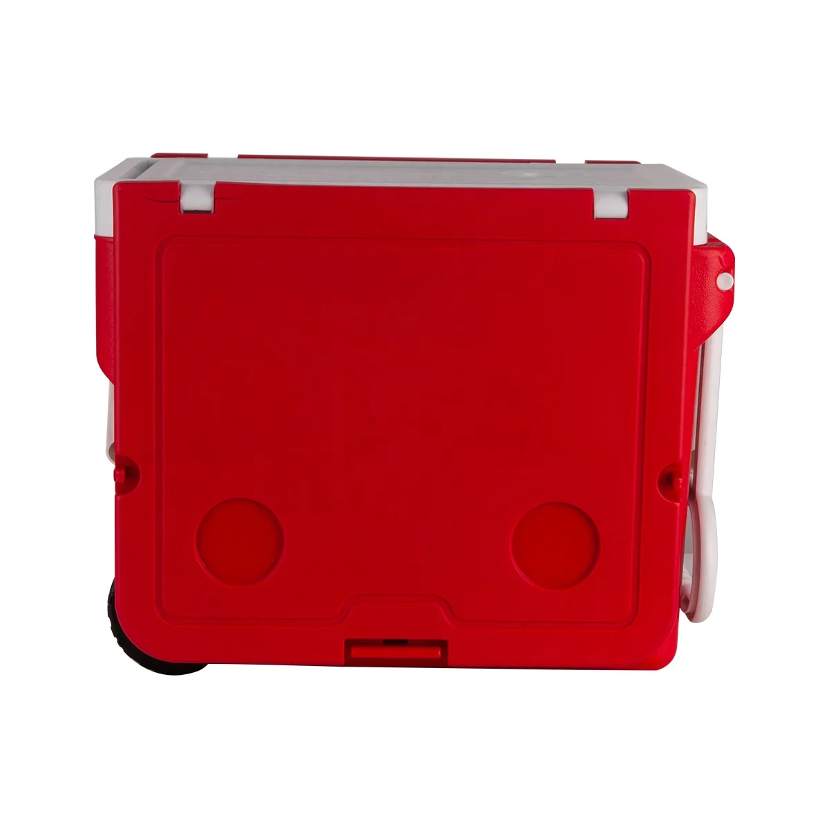 High Quality Plastic Folding Outdoor Hand-pulled Refrigerated Storage Box With Rollers Cooler Box Table