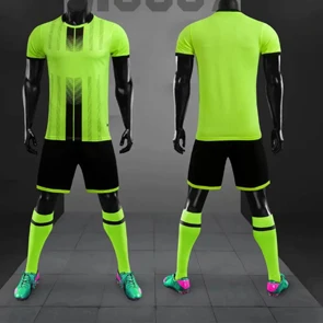 
DIY Soccer jersey set men football uniform custom soccer jerseys futbol adult football set suit 2021 New Big Size tracksuit 