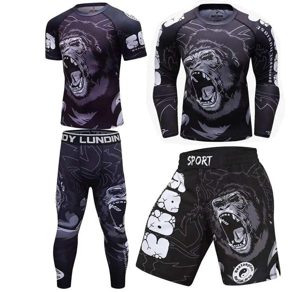 custom Sublimation printed UV Protection Compression shirts surfing bjj mma Lycra rash guard kids jiu jitsu rash vest for unisex