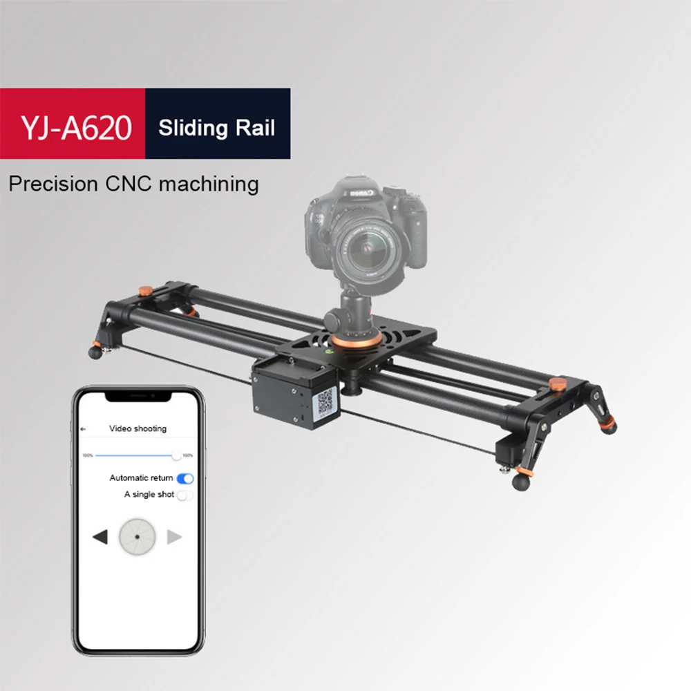 Automatic Round Trip Camera Slider For Shooting Dual Power Supply Dslr Camera Slider Electric Control Video Camera Slider
