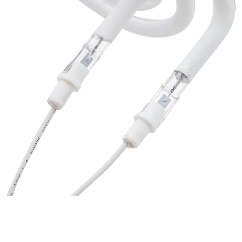 OEM Ring Quartz Tube ceramic white reflector Infrared Lamp for Machine Heating Drying use