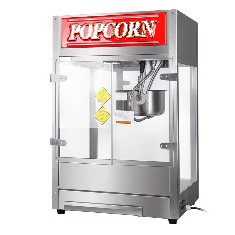 16OZ POPCORN POPPER CINEMA SINGLE TABLETOP POPCORN MACHINE