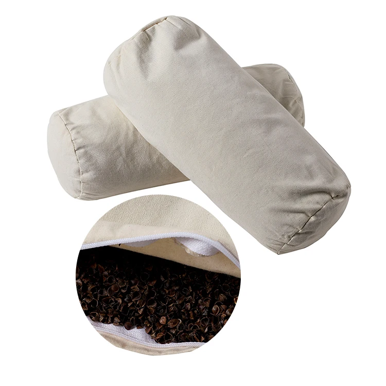 Custom 100% organic cotton buckwheat sleep cover pillow