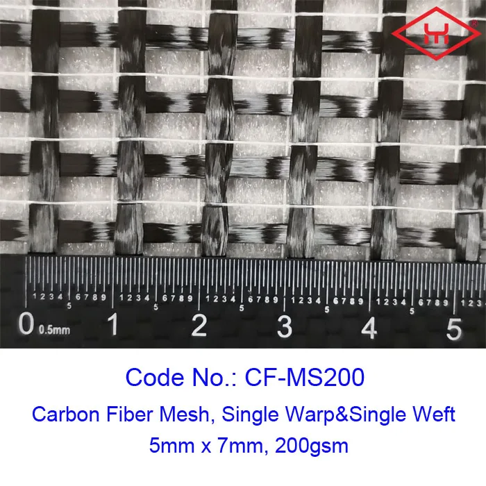200gsm Uni-directional carbon fiber screen mesh