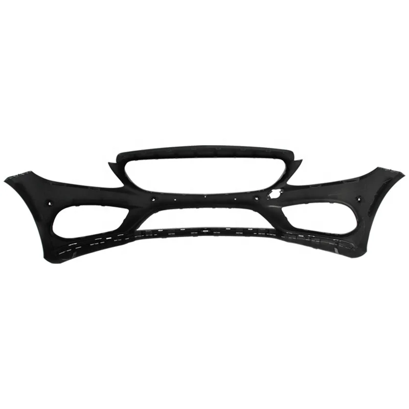 Mercedes Benz C-class W205 Auto Bumper Plastic W463 G63 Front Bumper Cover Sport Style for 2015-2018 Black Standard Carton Box