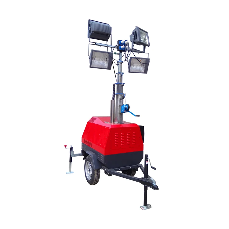 diesel Small Lighting Tower Aviation Lights Mobile Price