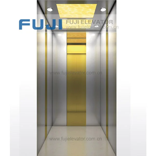 Office Building Commercial Lift Elevator Affordable Cost with Titanium Steel Cabin