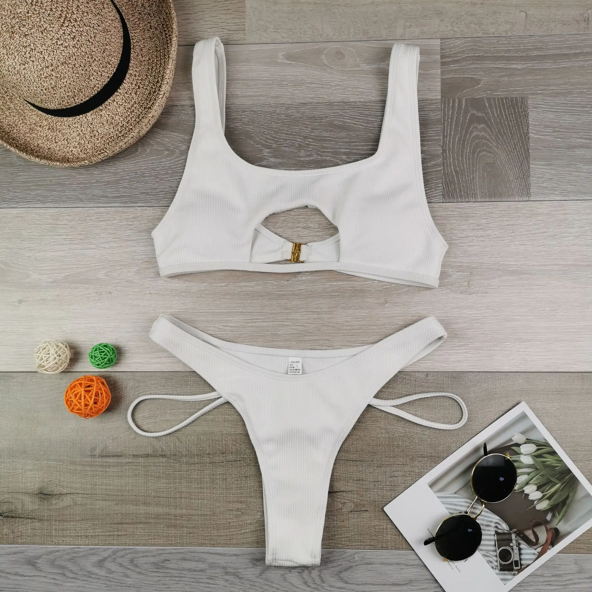 Sexy Bikini Set Korea Women Swimsuit Push Up High Waist Beachwear Swimwear & Beachwear Women Swimsuit