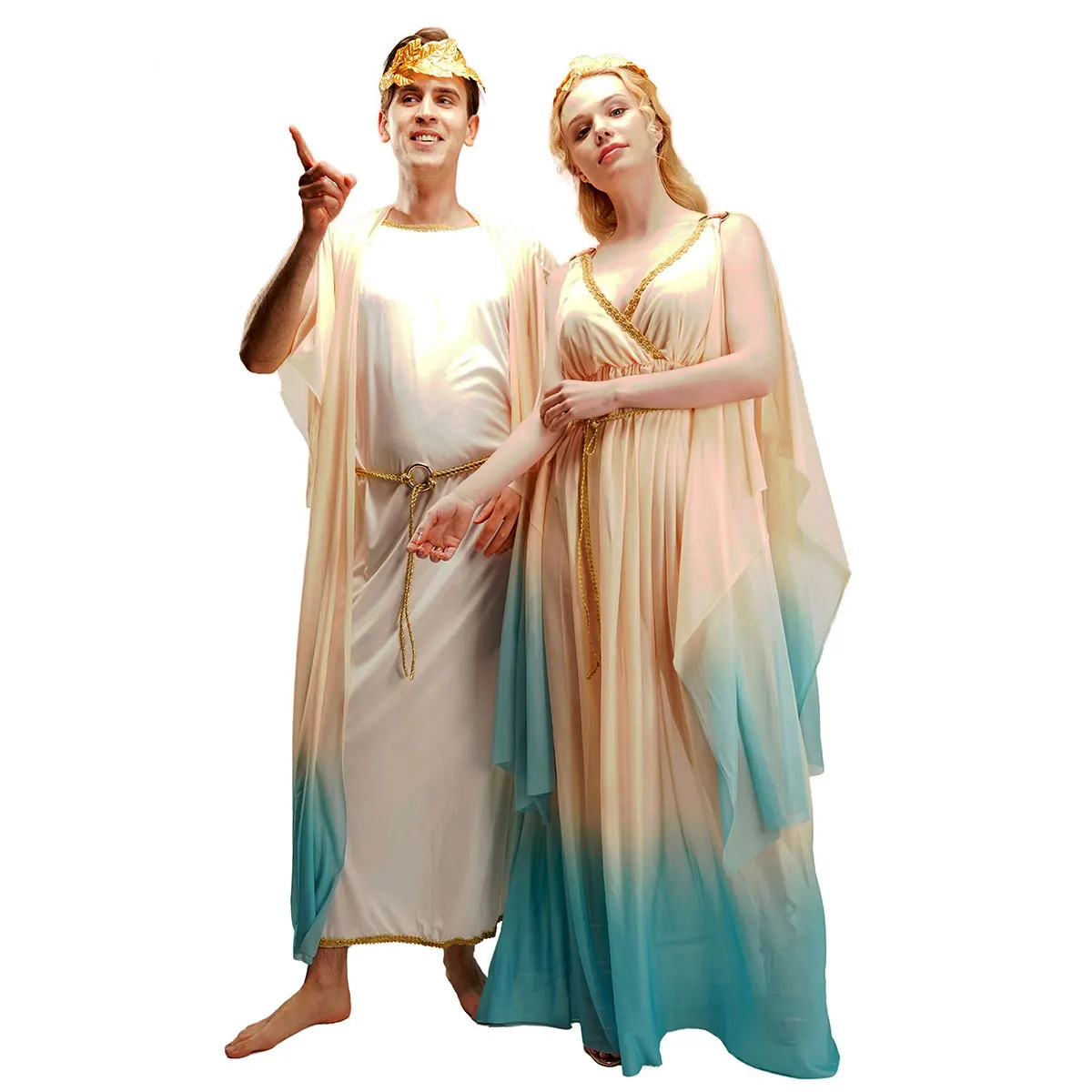 Greek Goddess Dress Costume Halloween Party Cosplay Adult Women Greek Princess Dress Christmas Costume