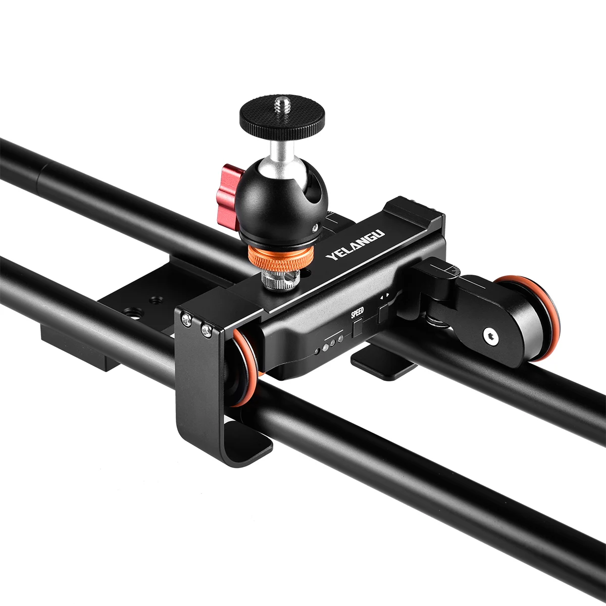 YELANGU Black Camera Motorized Slider Autodolly  for Dslr Camera And Smartphone