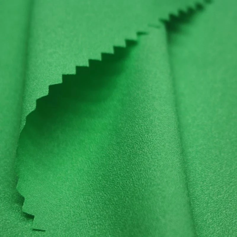 Мягкая гладкая эластичная атласная ткань из полиэстера и спандекса