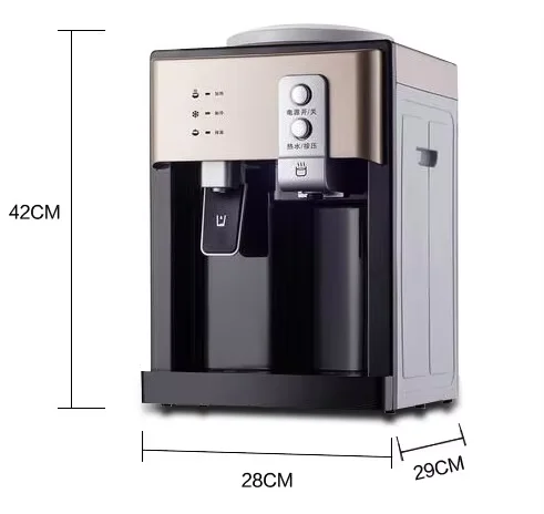 new style tabletop desktop hot cold mini drinking water dispenser