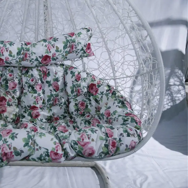 Rattan Wicker Patio Swings Furniture Hammock Swing Chair Hanging Egg Shaped Outdoor Eco-friendly Waterproof Modern Optional