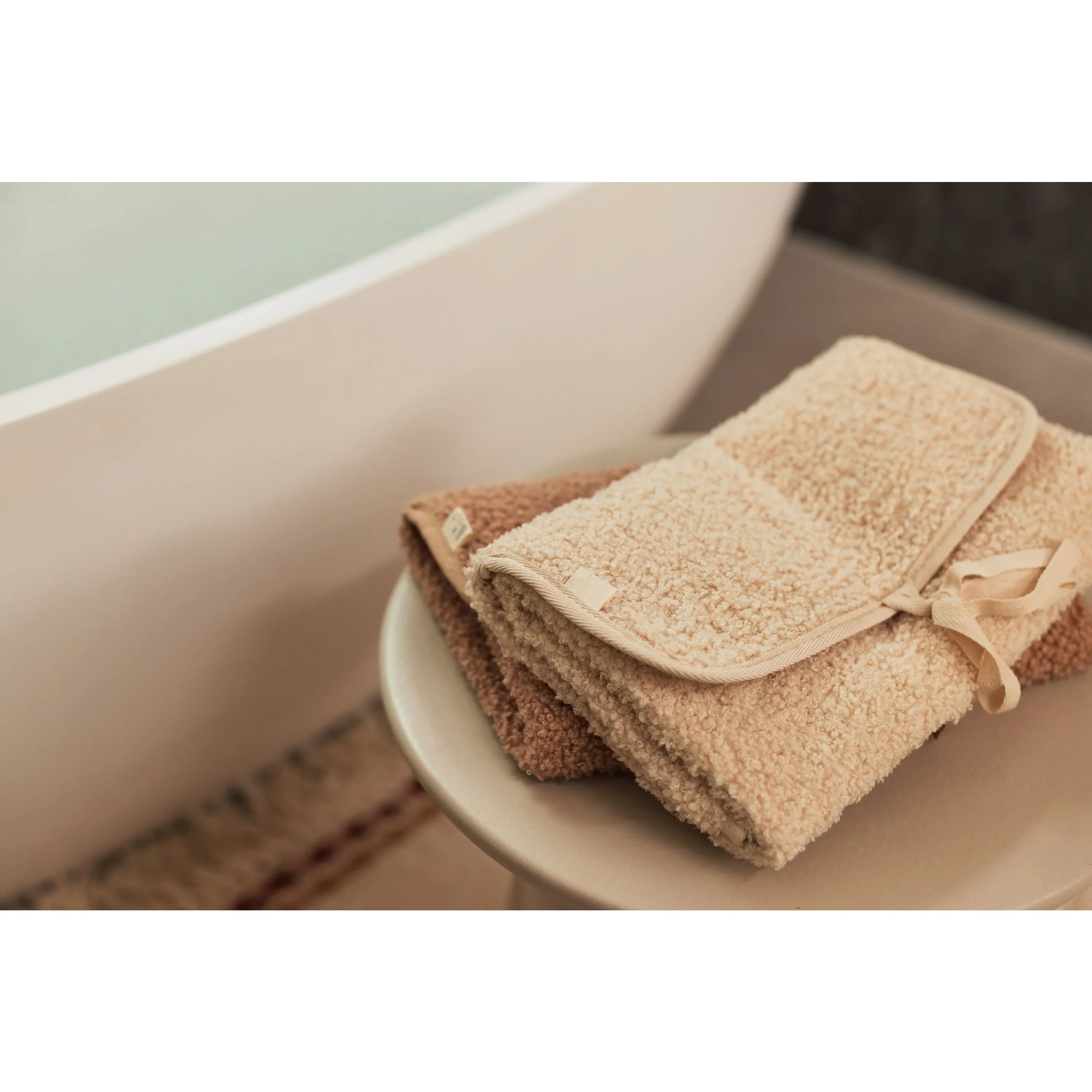 Custom Lightweight Outdoor Plush Sherpa Foldable Diaper Changing Mat Waterproof Baby Portable Changing Pad