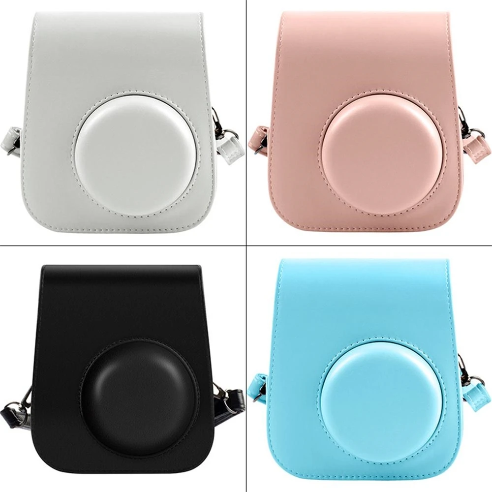  Camera Case Portable Professional Protective Bag Cute PU Leather Package for Fujifilm Instax Mini