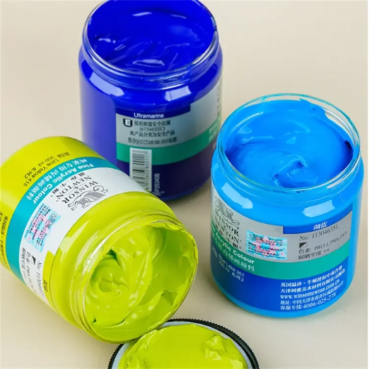 Winsor & Newton 300ml artist acrylic paint color at competitive price acrylic color for canvas and paper art supplies