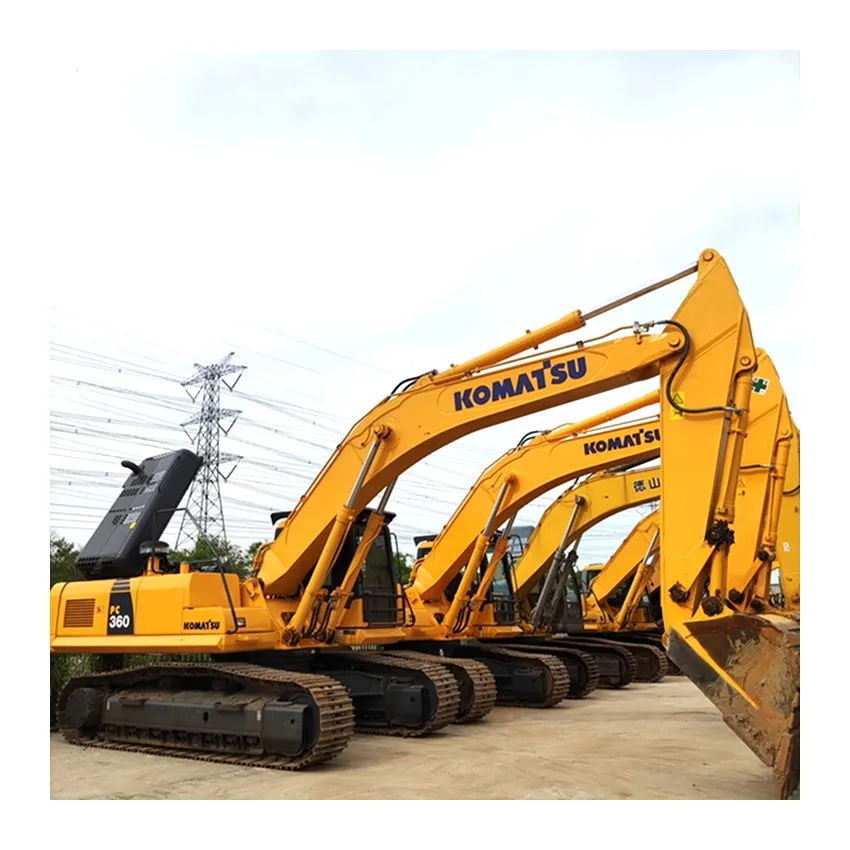 Тяжелое экскаваторное оборудование komatsu pc360 подержанный гусеничный экскаватор Komatsu 36 тонн PC360-7 для