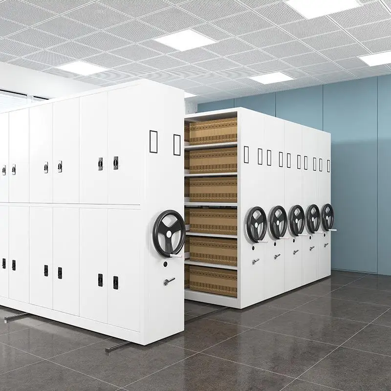 Mobile Shelving Easy Operated Space Saver Archives Rack
