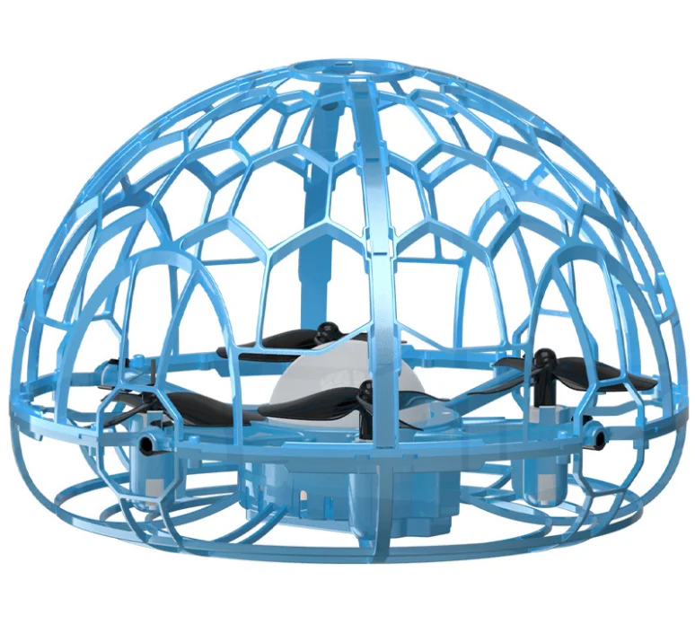 HOSHI HS106 мини Дрон НЛО с ручным управлением RC Квадрокоптер 3D флип магические трюки летающий шар игрушки необычными огнями VS