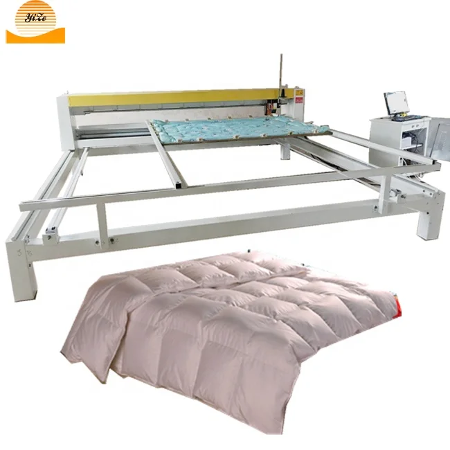 Высокоскоростная индустриальная ручная компьютеризированная одноголовочная стеганая машина с одной иглой для изготовления матрасов и одеял швейная машина