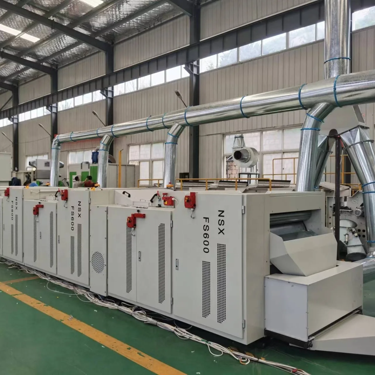 full automatic polyester and cotton fabric opening and recycling machine for spinning factory