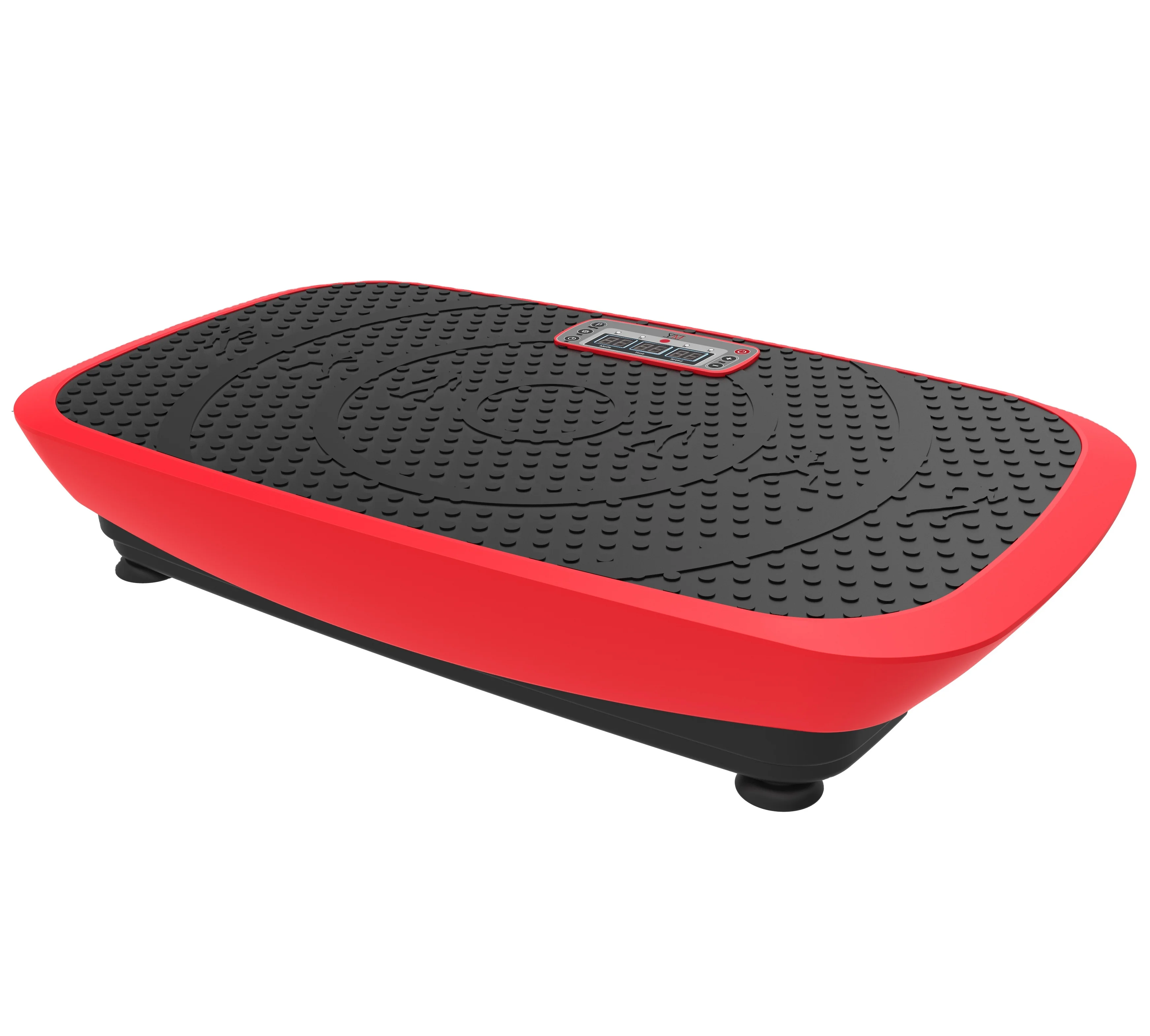 remote control 3D vibration plate two motors exercise machine and legra hand massage machine bundle with elastic ropes