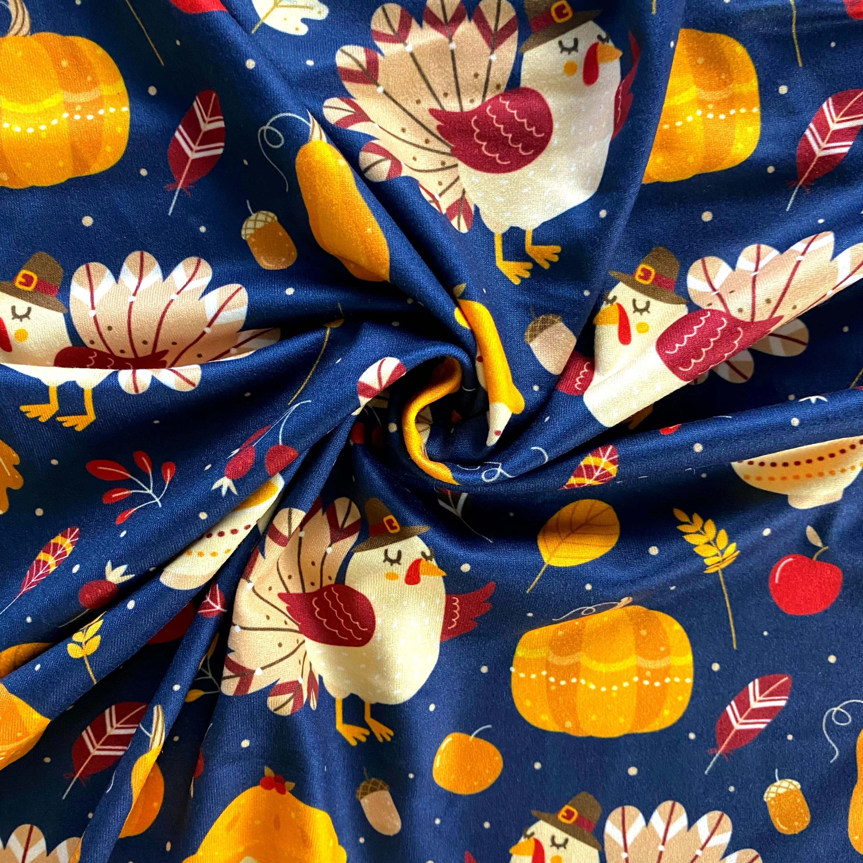 New design 4 Way Stretch DBP Fabric Halloween double brushed poly printed jersey fabrics Knitting