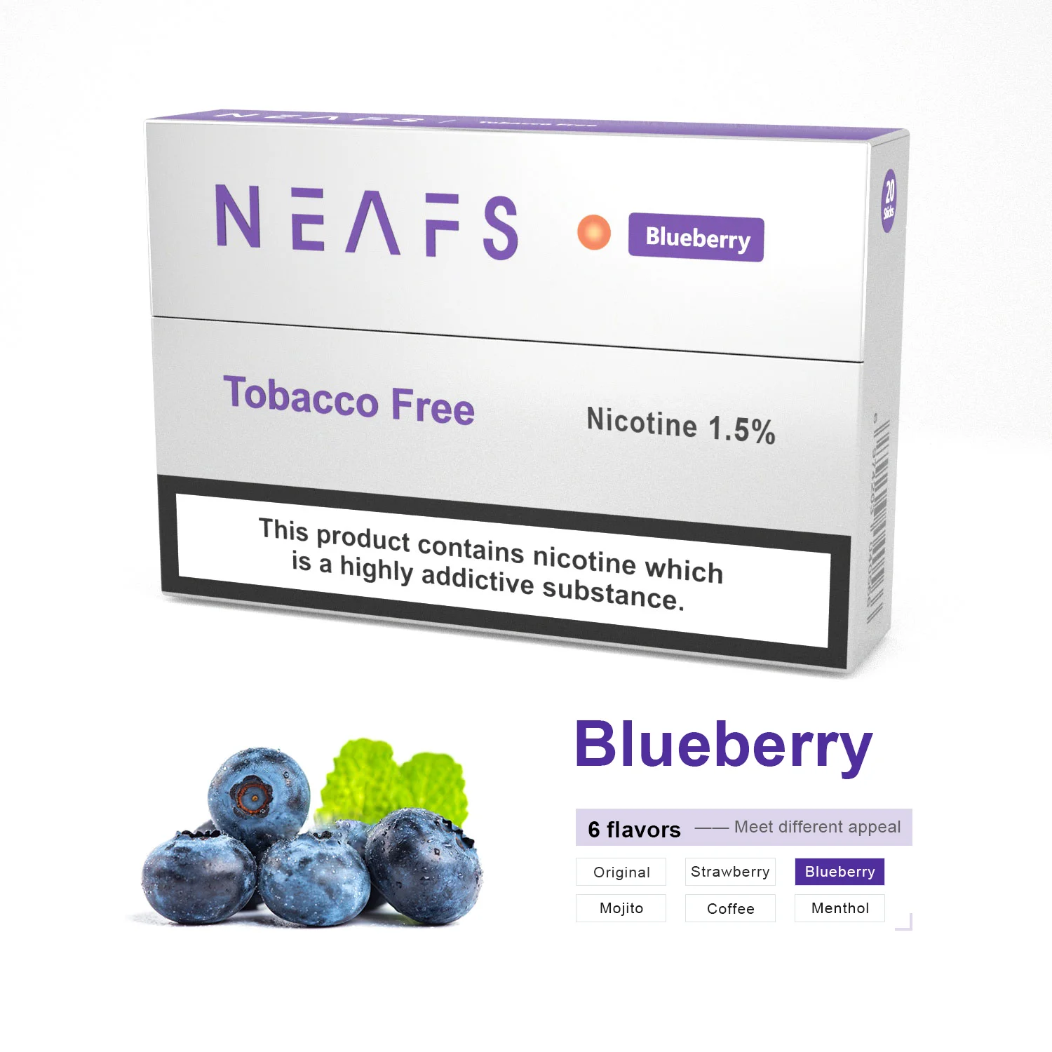 Палочки для табака NEAFS IQO, травяные палочки Без ожога, для курения, отказались от собственного патента