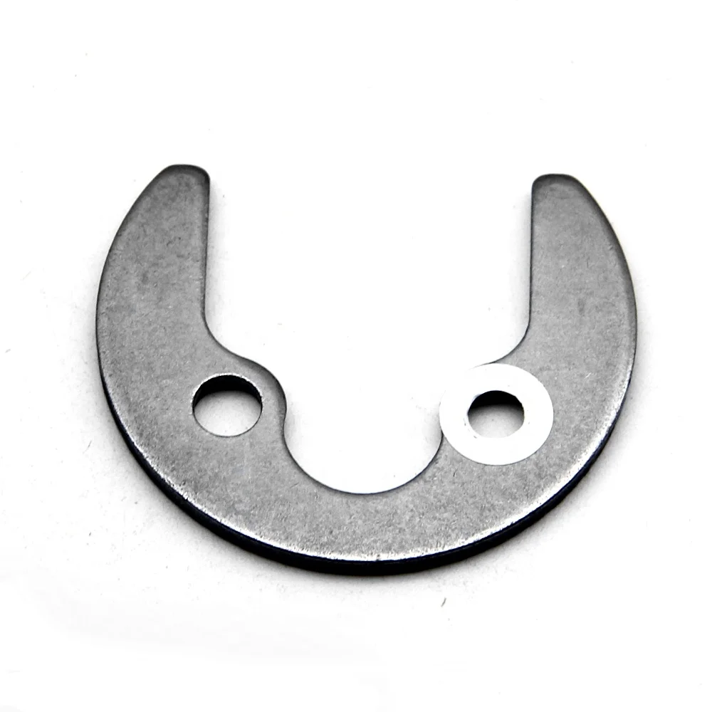 steel zinc-nickel plated disc clamp for faucet with label double holes faucet fixing accessory basin tap horseshoe washer