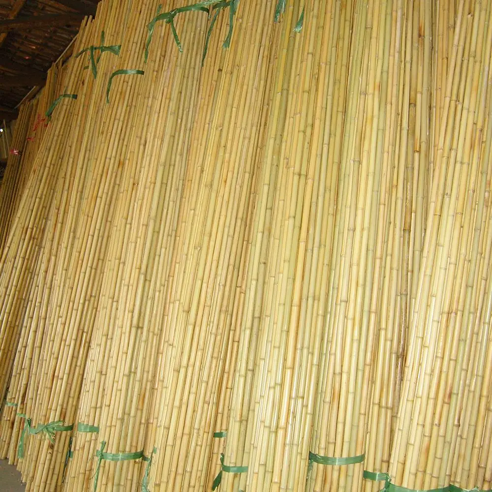 Wholesale natural straight bamboo pole artificial bamboo poles