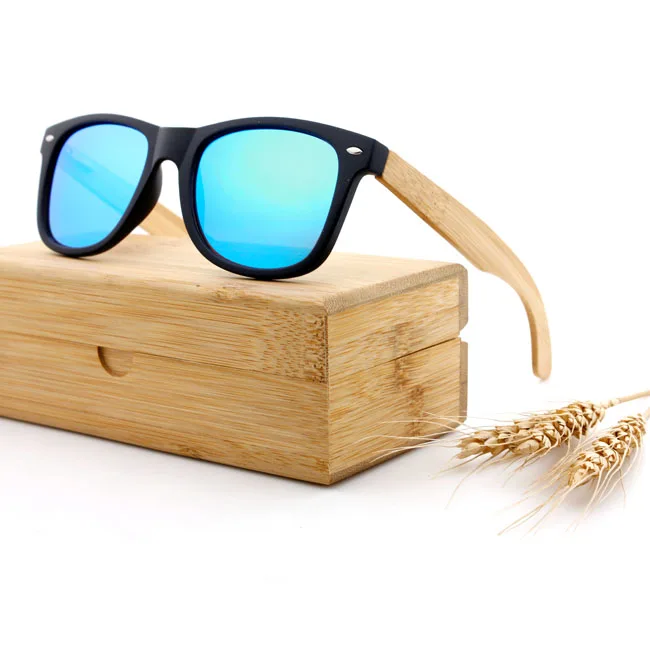 
Oculos de sol Men Sunglasses Custom Logo Polarized Bamboo Wood Sunglasses 2021 