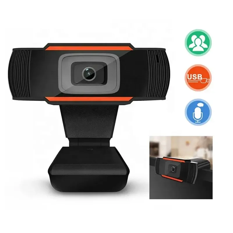 OEM USB Webcam HD 720P PC Camera 1080P Rotatable With Microphone  Computer Camera for video chat