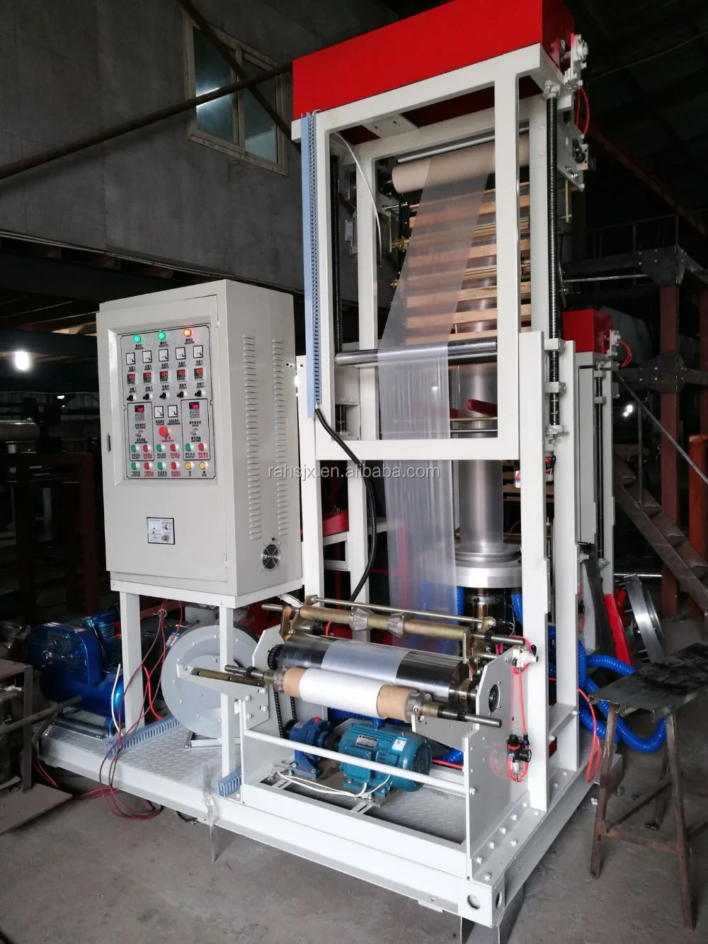 SJ50-600 Mini type quality alloy steel screw rods ruian film blowing machine