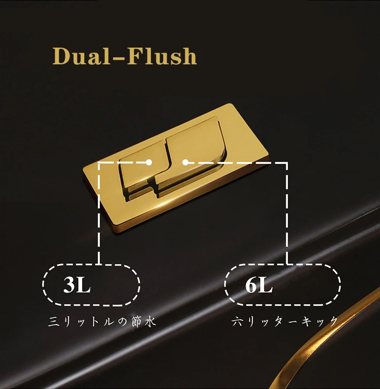 Hot sale ceramic sanitary ware toilet bowl luxury bathroom gold toilet commode wc black gold ceramic toilet