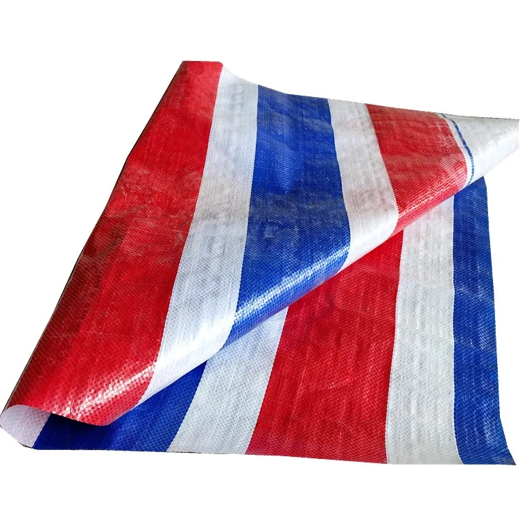
Factory Aging Resistant Stripe Colour Cloth Tarpaulin Cover 