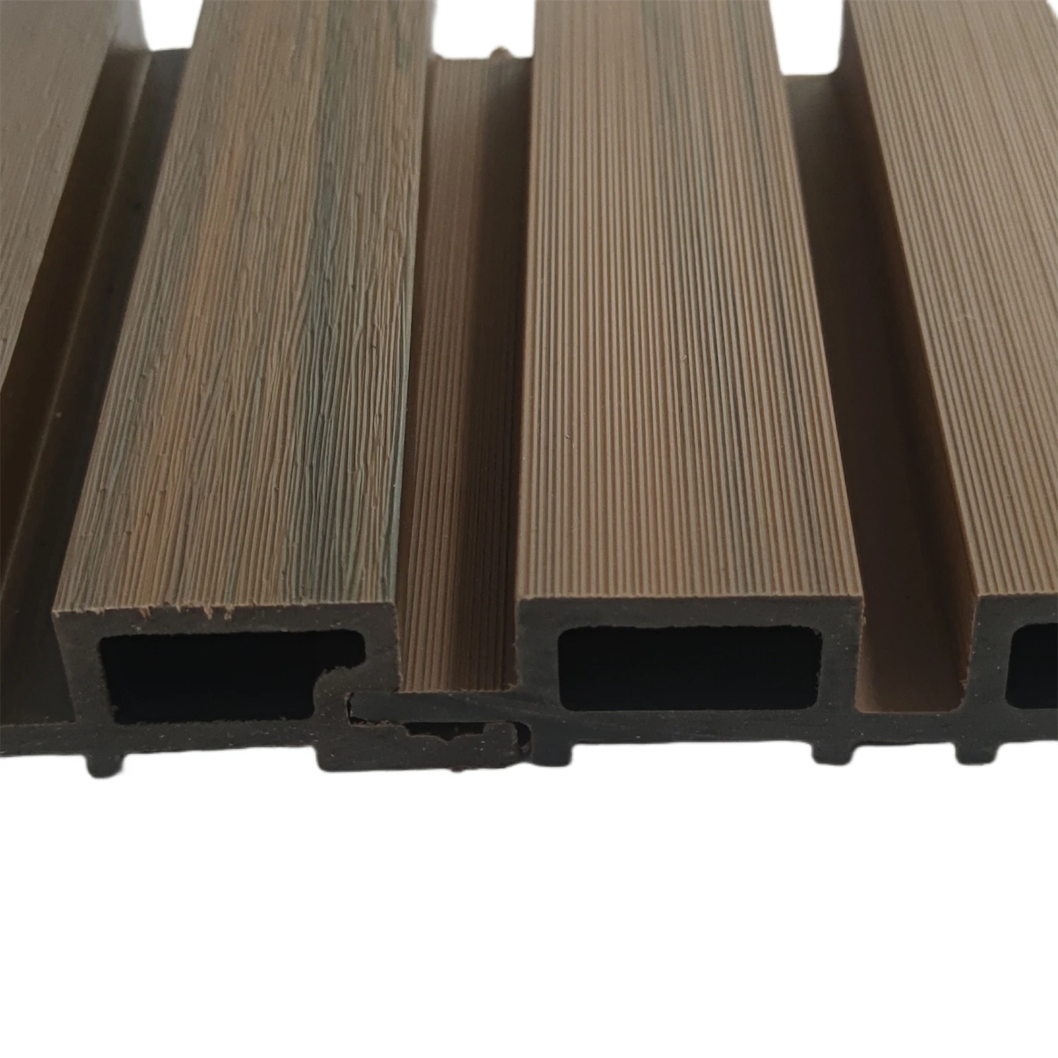 Outdoor Strong UV resistant Wood Plastic Great Wall Panel WPC Exterior Frame Panels Wall Cladding Decking Slatted Decoration